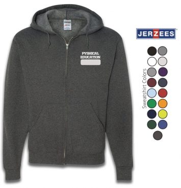 Jerzees - Full Zip Hooded Sweatshirt